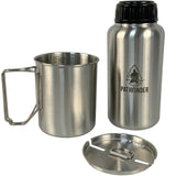 32 oz Stainless Steel Water Bottle and Nesting Cup Set
